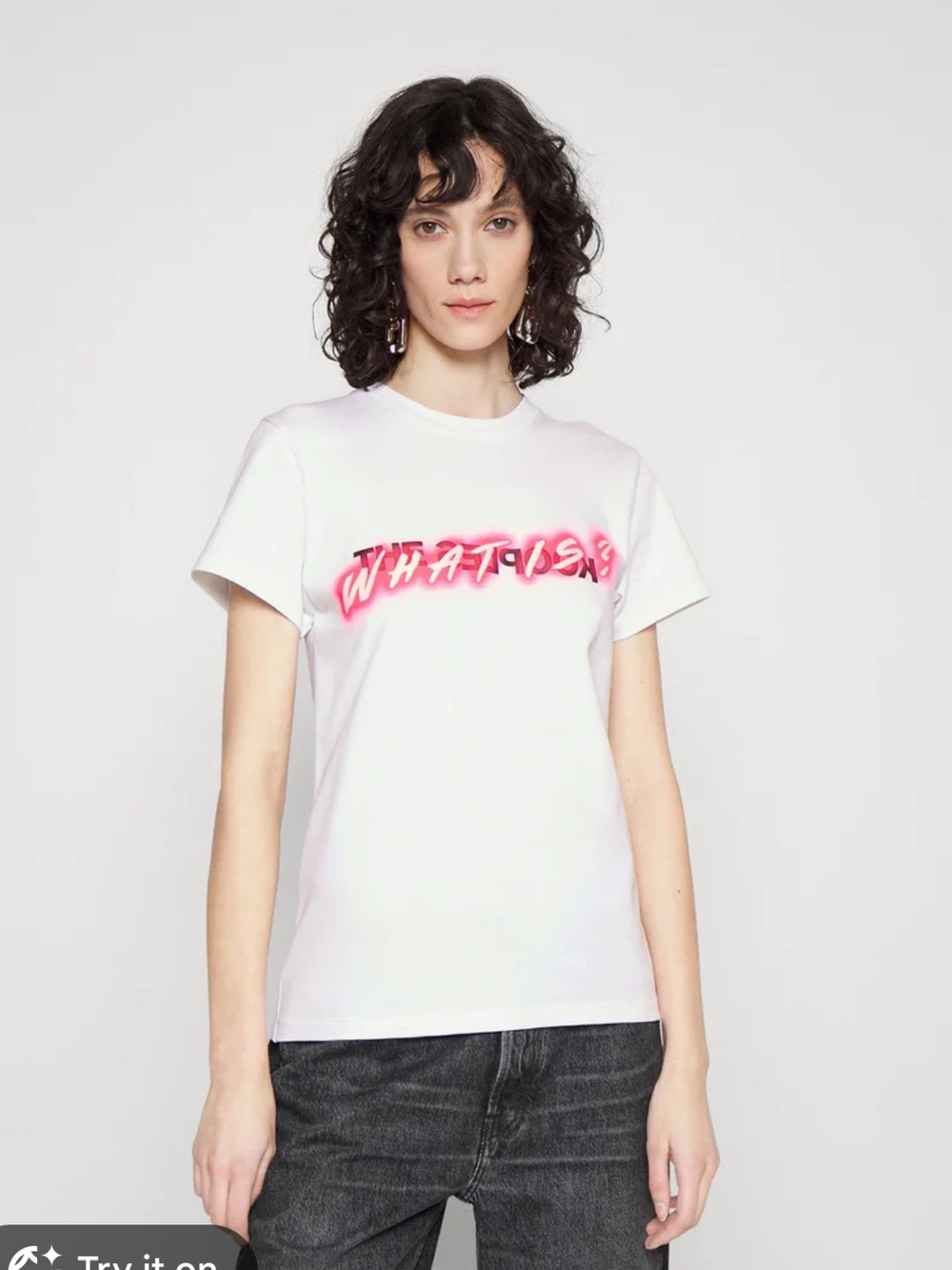 The Kooples Logo print short sleeve tee New w small flaw Size Small